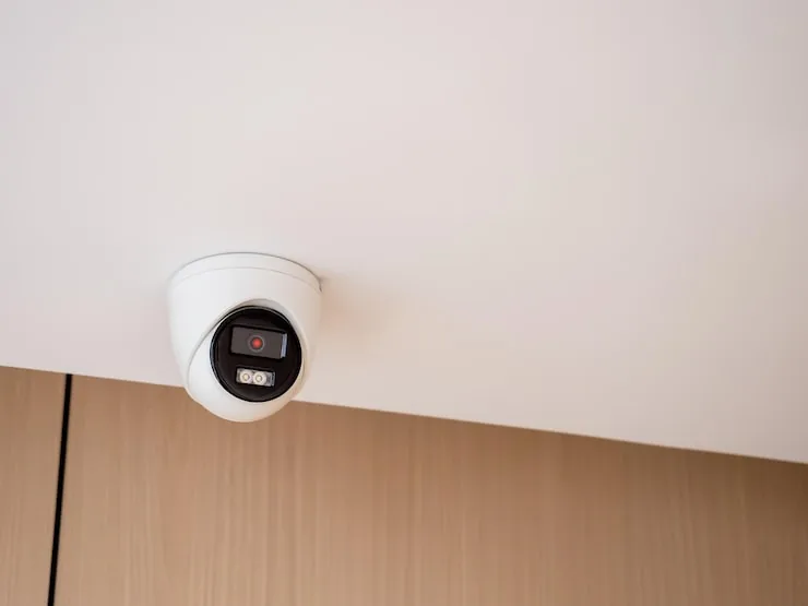 Indoor dome camera, clean ceiling mount